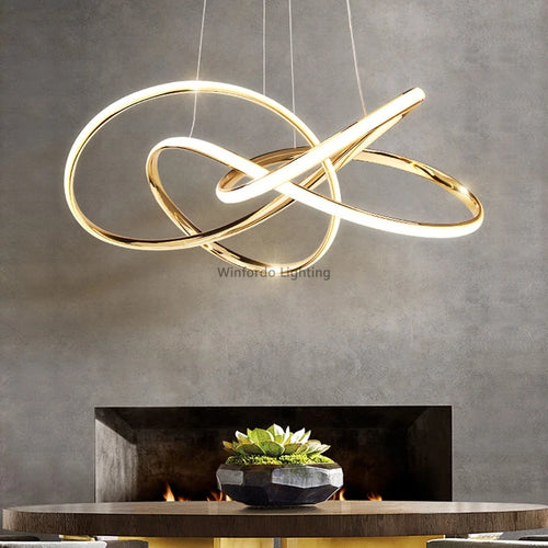 lustre led postmoderne en cristal winfordo wf-xd009 - vue 2 sur 10