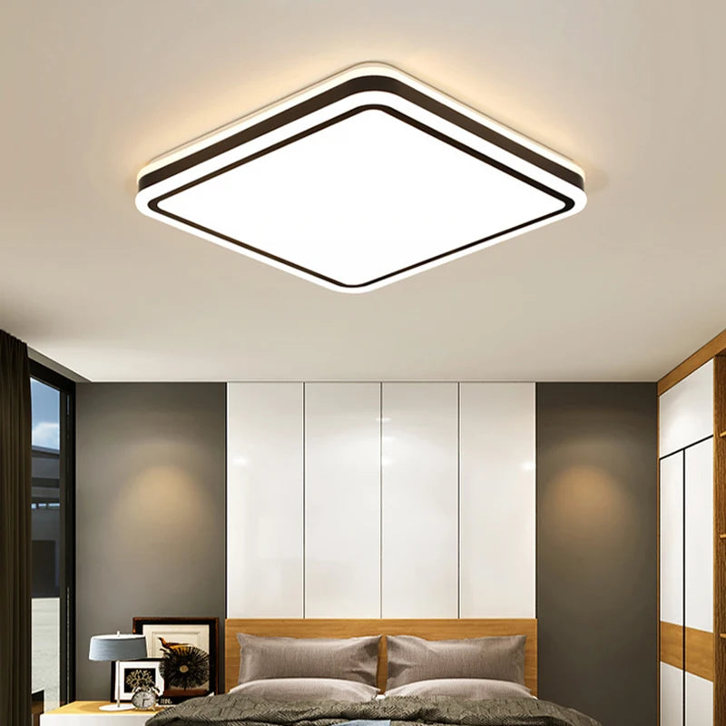 encastré led ambiance moderne ronde nordique lampes - vue 5 sur 10