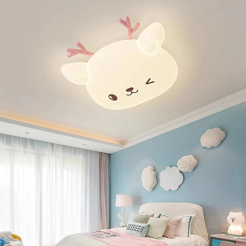 plafonnier nordique faon pour chambre d'enfant moderne et chaleureuse - vue 2 sur 8