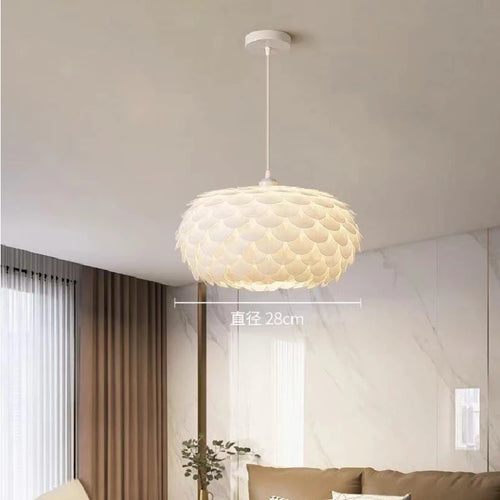 lustre créatif lumière chaude design moderne pour chambre fille - vue 9 sur 10
