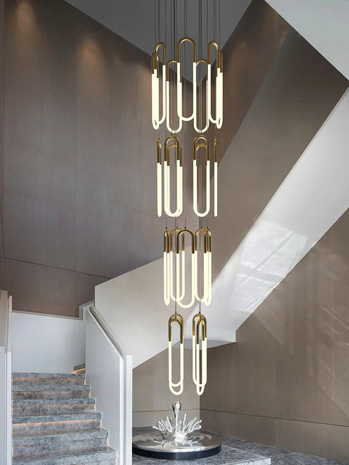 suspension moderne design nordique éclairage led loft élégant - vue 2 sur 15