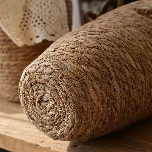 grand panier en osier pour jardin rangement et décoration - vue 6 sur 9