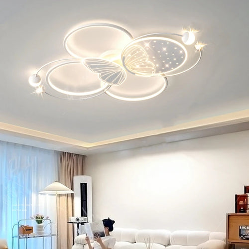 plafonnier led intelligent design moderne pour intérieur 2023 - vue 4 sur 7