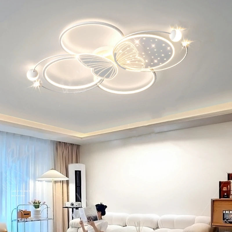plafonnier led intelligent design moderne pour intérieur 2023 - vue 3 sur 7