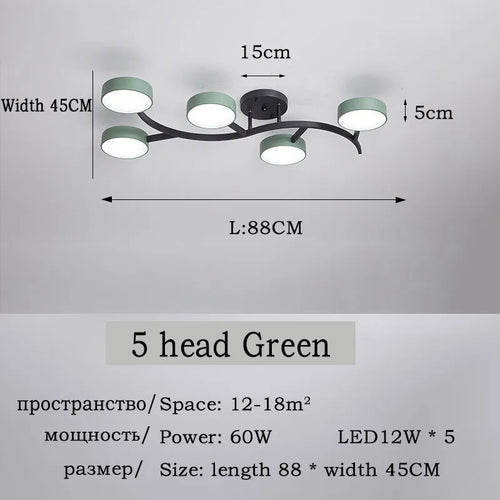 plafonnier led design moderne pour éclairage intérieur élégant - vue 12 sur 17