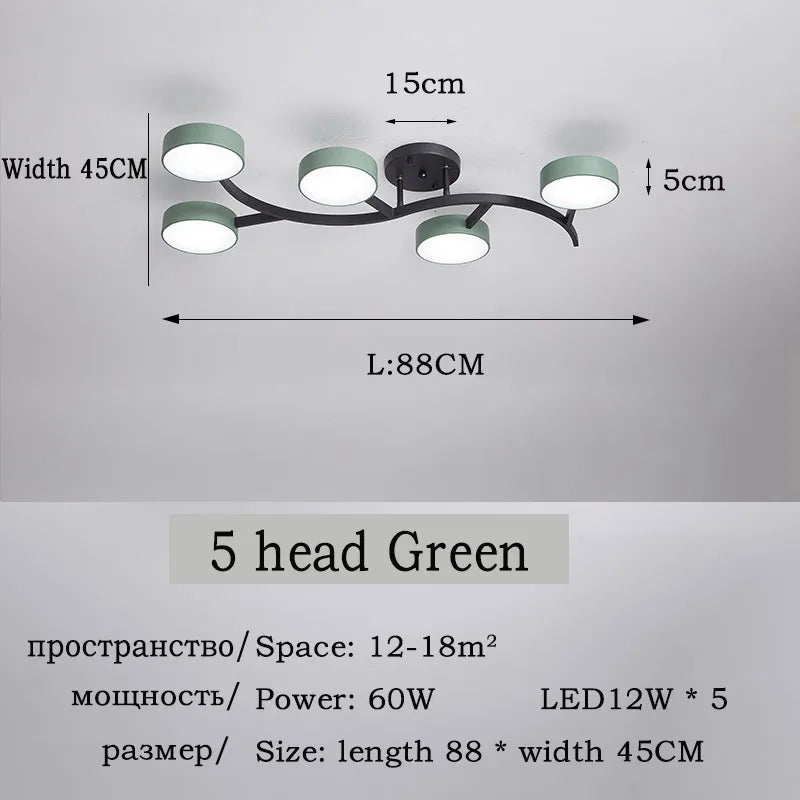 plafonnier led design moderne pour éclairage intérieur élégant - vue 11 sur 17