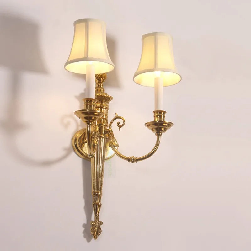 appliques murales modernes en cuivre rétro pour décoration intérieure - vue 1 sur 8