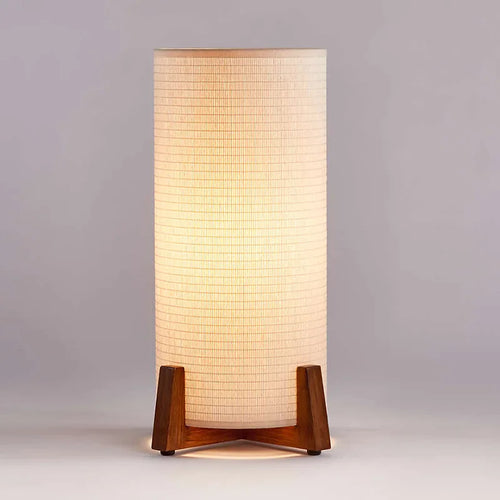 Nordique moderne Zen lampadaires support en bois massif Uminaires salon chambre chevet télécommande lumières sur pied décor à la maison - vue 6 sur 8