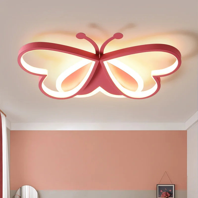 lustre winfordo led 	 avec motif papillon et intensité réglable - vue 3 sur 10