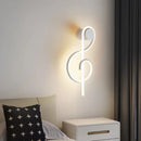 applique murale led en spirale moderne en aluminium