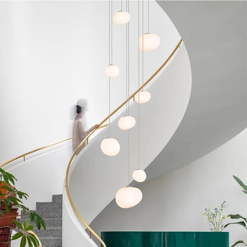 Chambre moderne salle à manger décorative led plafonniers lampes suspendues éclairage intérieur éclairage intérieur plafonnier lustre - vue 5 sur 14