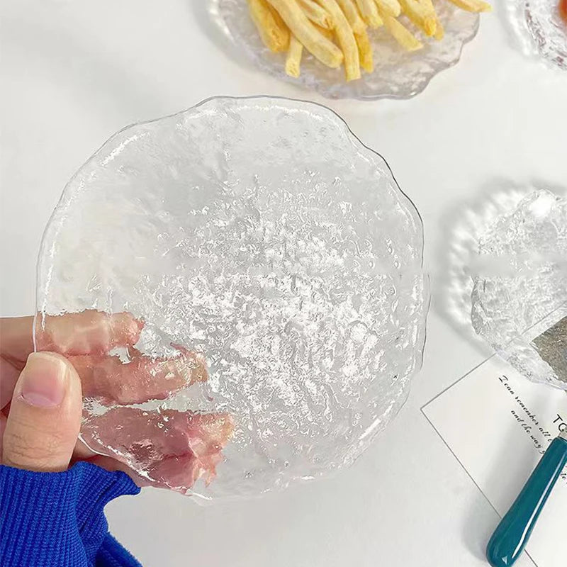 plateaux décoratifs en verre pour rangement et décoration intérieure - vue 3 sur 8