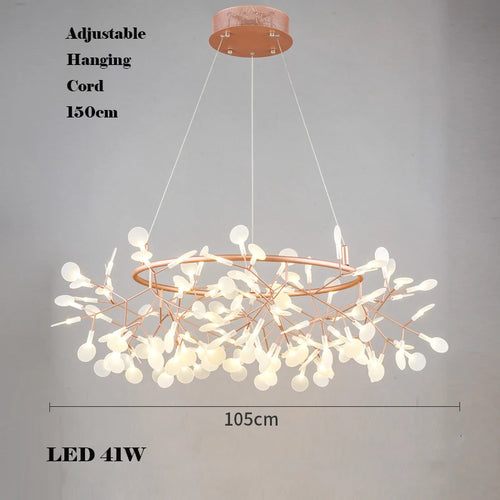 lustre LED créatif en acier inoxydable et acrylique pour décoration intérieure - vue 12 sur 18
