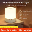 lampe de table usb rechargeable avec veilleuse trois couleurs