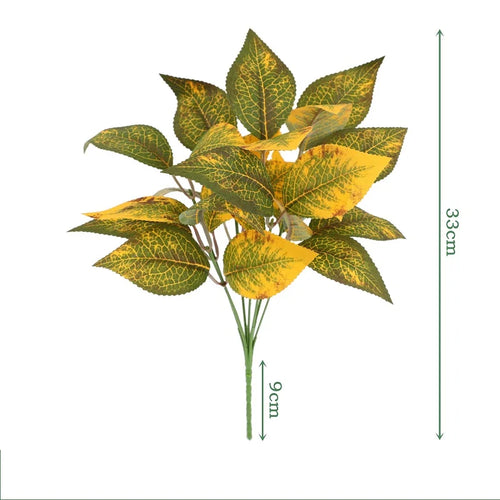 feuilles de bambou artificielles en soie pour décoration élégante - vue 30 sur 32