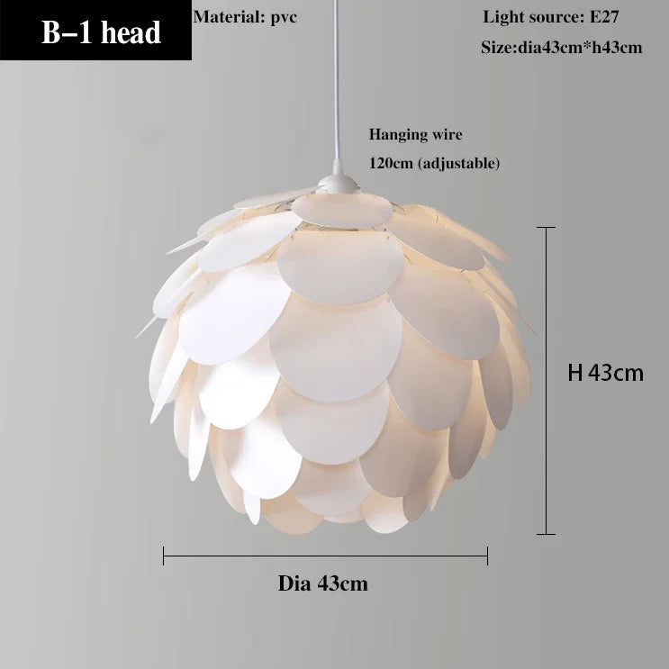 lustre ananas original en placage de bois pour hôtels bars et restaurants - vue 7 sur 10