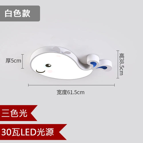 plafonnier led baleine éclairage créatif moderne pour enfant - vue 16 sur 15