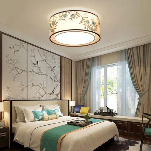 lustre chinois rétro pour un éclairage élégant et chaleureux - vue 5 sur 17