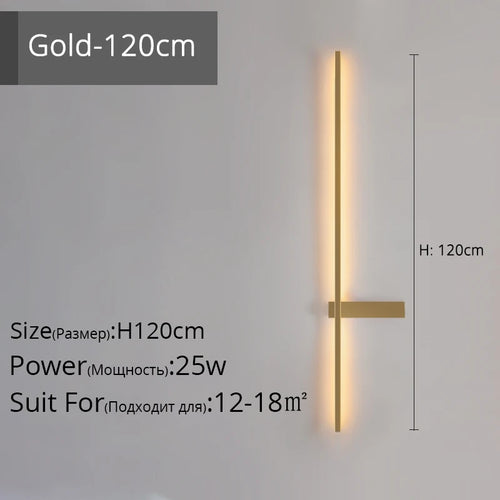 applique murale led minimaliste en aluminium pour éclairage intérieur - vue 17 sur 18