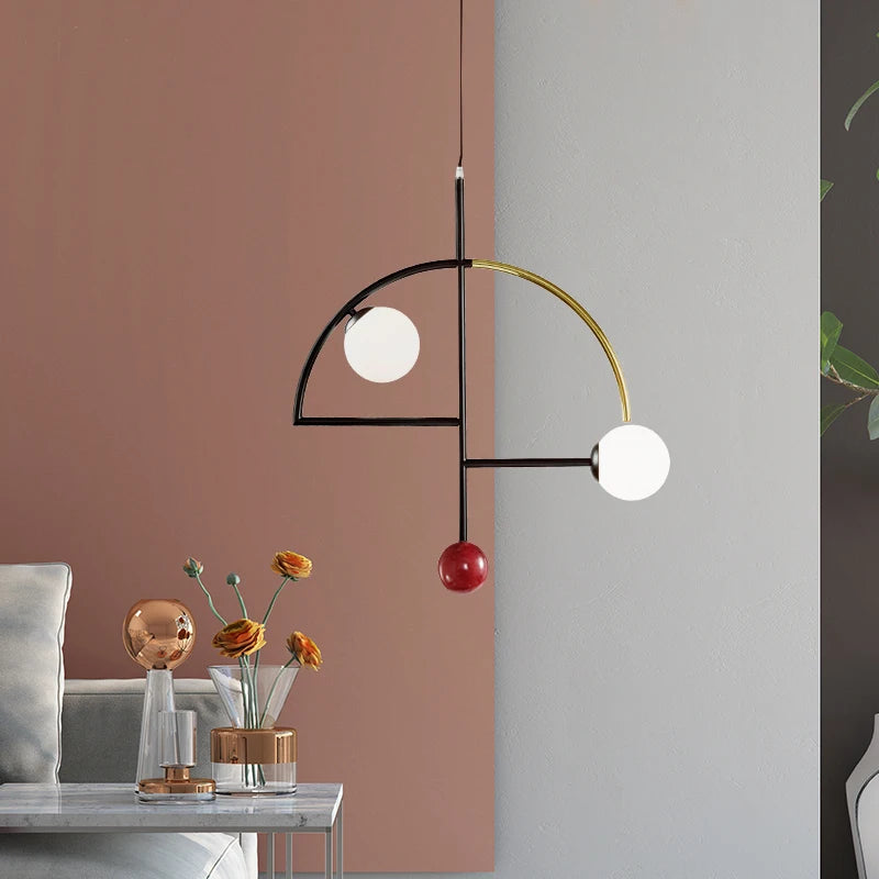 lustre postmoderne personnalisé pour décoration moderne intérieure - vue 4 sur 10