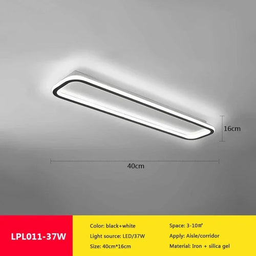 lustre moderne à leds avec télécommande et lumière variable - vue 10 sur 11