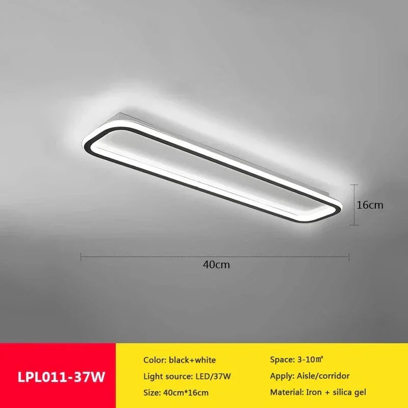 lustre moderne à leds avec télécommande et lumière variable - vue 9 sur 11