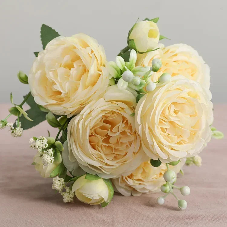petit bouquet de fleurs artificielles pour décorations printanières et festives - vue 33 sur 34