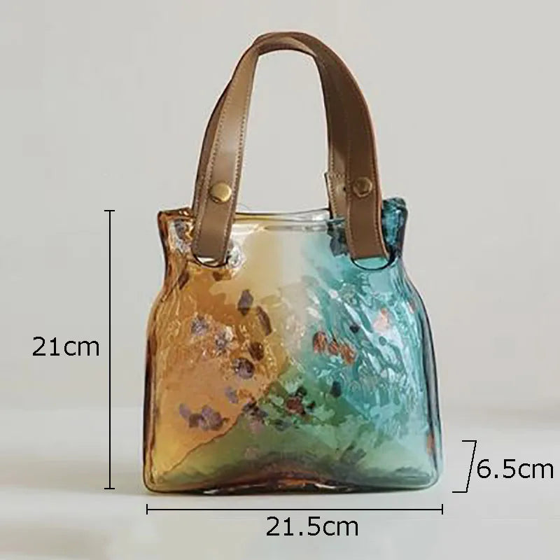 sac fourre-tout décoratif vase hydroponique pour fleurs modernes - vue 7 sur 10