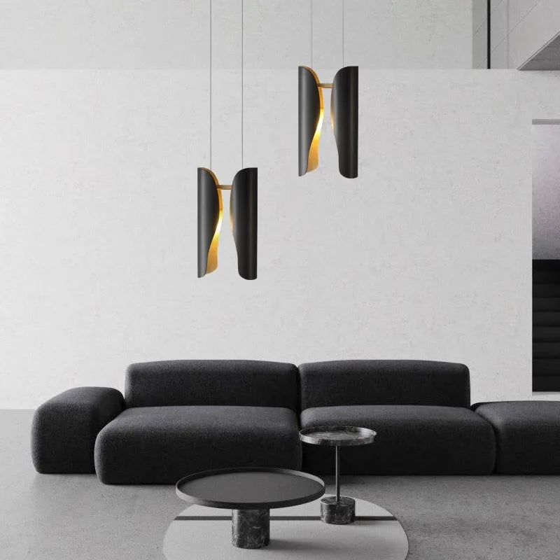 suspension en cuivre design moderne pour restaurant et intérieur - vue 6 sur 10
