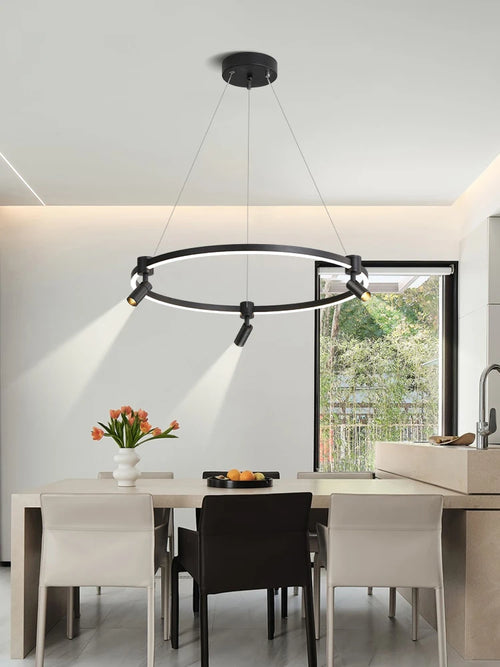 lustre postmoderne créatif multi angle pour hôtel boutique - vue 5 sur 15