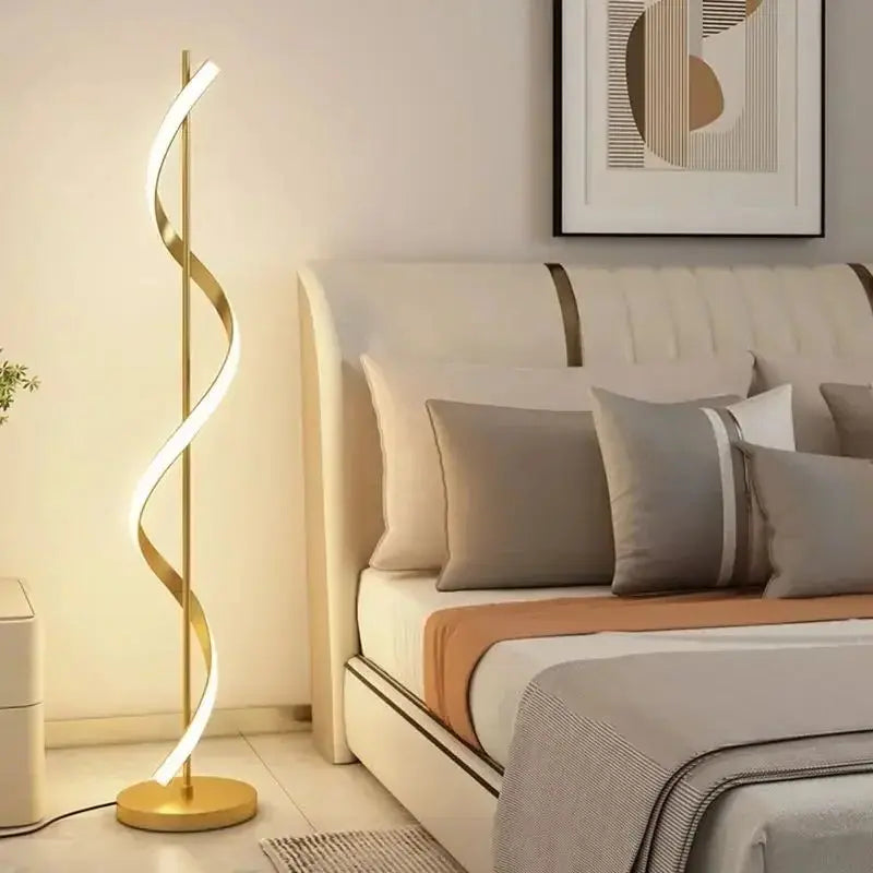 Lampadaire LED moderne décoration de la maison lumière 140 cm ligne luminaire canapé coin chambre salon salle d'étude éclairage intérieur Lustre - vue 3 sur 15