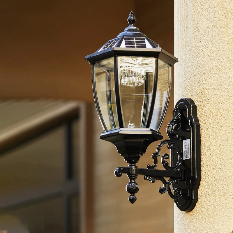 lampe solaire extérieure pour éclairage de jardin et allée - vue 2 sur 14