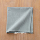 Serviette de table coton lavé doux style classique