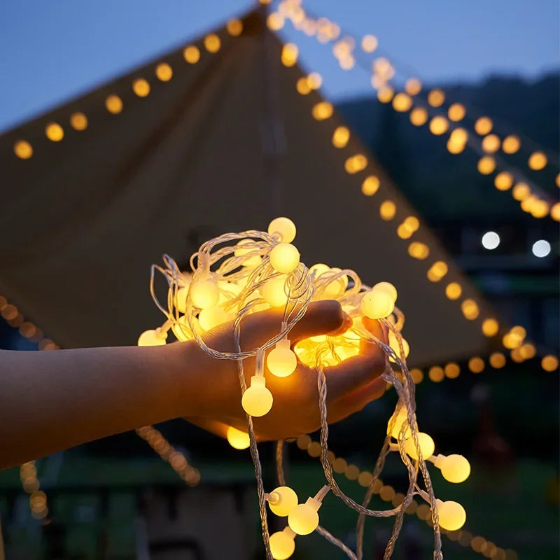 guirlande lumineuse led pour extérieur mariage jardin et Noël - vue 5 sur 9