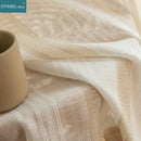 Voilage rideau rayé style moderne pour salon chambre