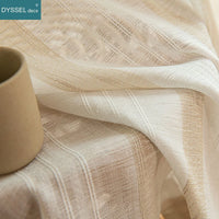 Voilage rideau rayé style moderne pour salon chambre