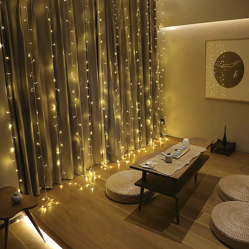 guirlande lumineuse led pour décorations de noël et nouvel an - vue 3 sur 9