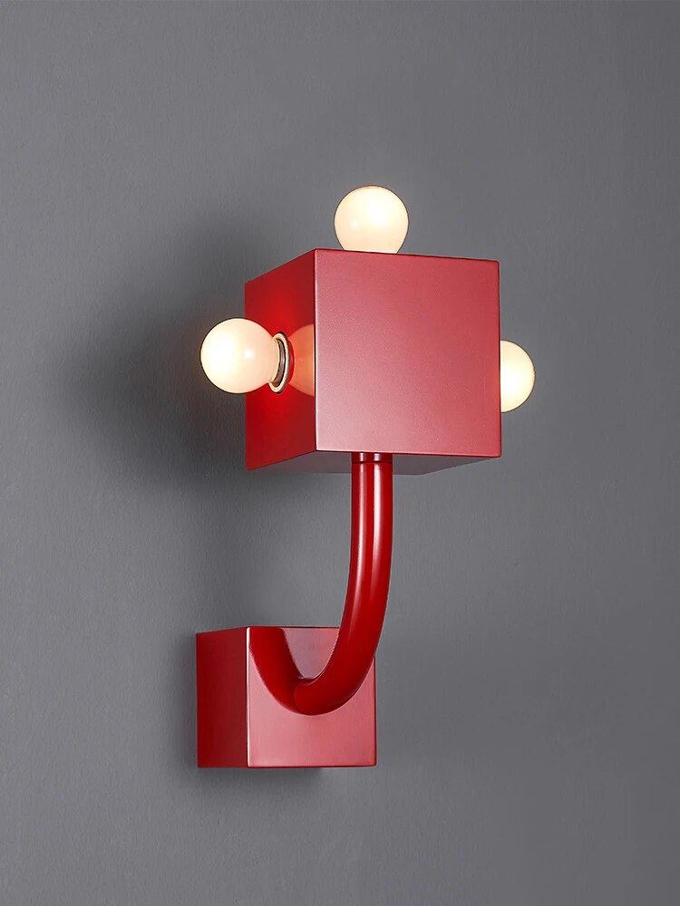 Applique murale design Art Créatif Rouge - vue 3 sur 7