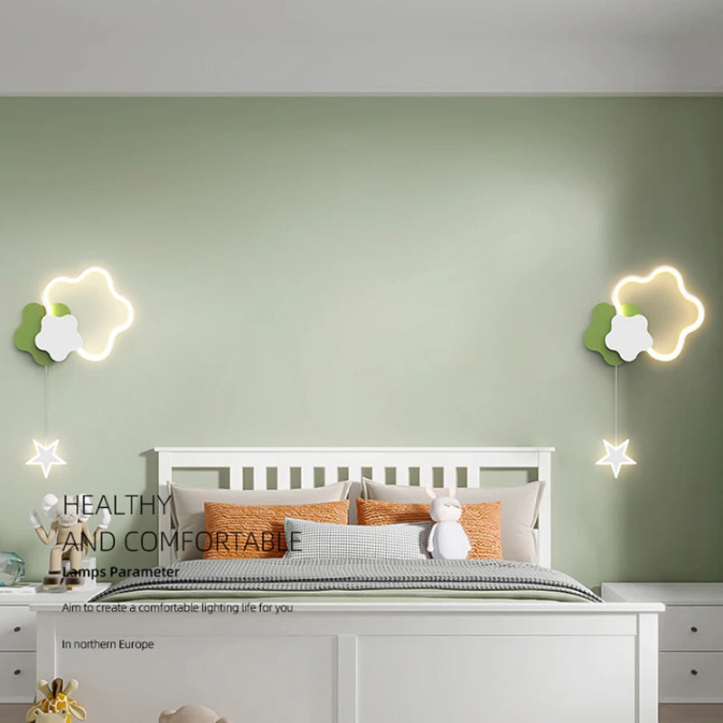 applique murale nuage et lune pour chambre d'enfant - vue 5 sur 22