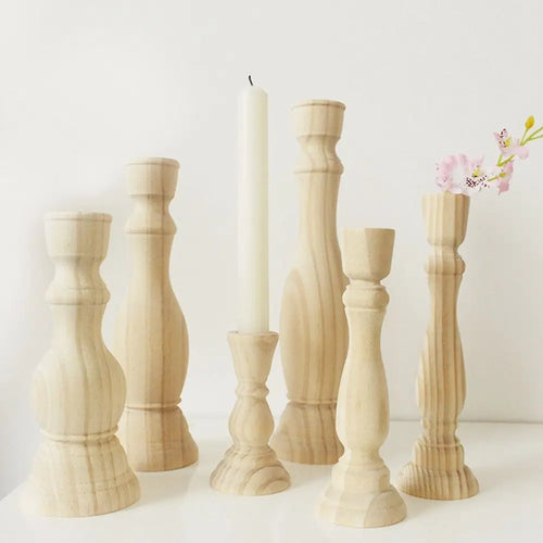 chandeliers rustiques rétro en bois pour fête mariage et artisanat - vue 6 sur 9