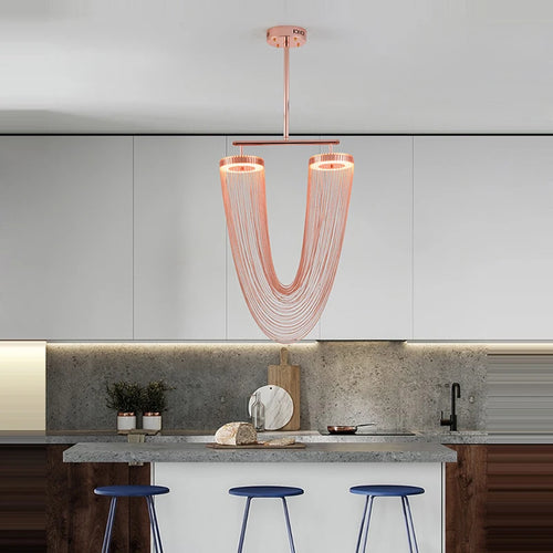 lustre vintage à led éclairage tendance pour intérieur - vue 3 sur 21