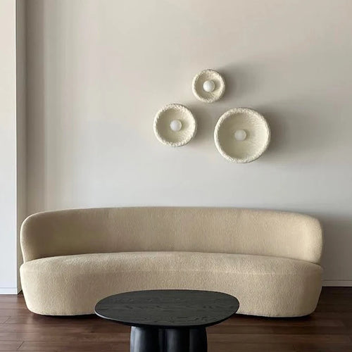 applique murale style japonais wabi sabi rétro led décorative - vue 3 sur 7