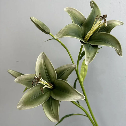 branche de lys artificielle décoration florale pour intérieur - vue 2 sur 11