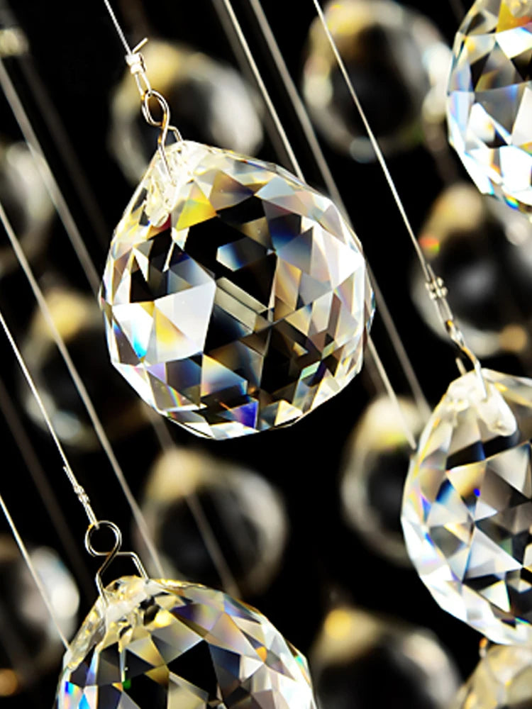 lustre en cristal moderne pour un éclairage de luxe - vue 5 sur 10