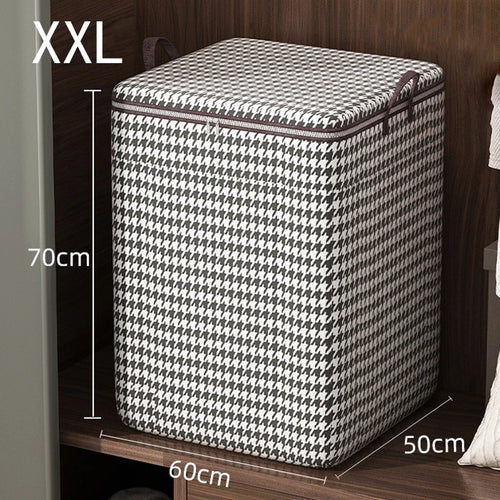 sac de rangement pliant grande capacité pour vêtements avec poignée - vue 9 sur 10