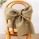 Chemin de table jute style rustique maison fete