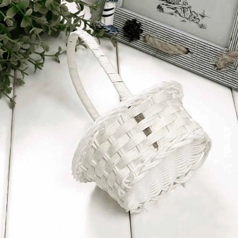 panier romantique pour demoiselle d'honneur et rangement - vue 4 sur 7