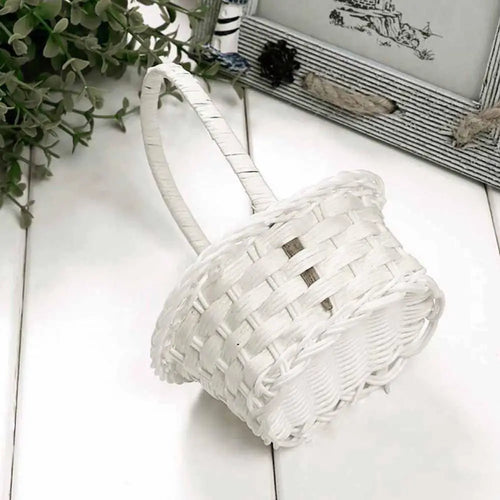 panier romantique pour demoiselle d'honneur et rangement - vue 4 sur 7