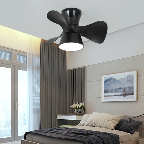 ventilateur de plafond lumineux avec télécommande et 6 vitesses - vue 4 sur 12