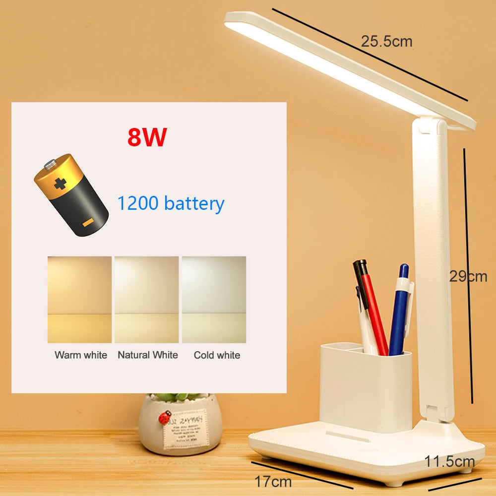 lampe de bureau led tactile usb gradation protection yeux - vue 29 sur 29